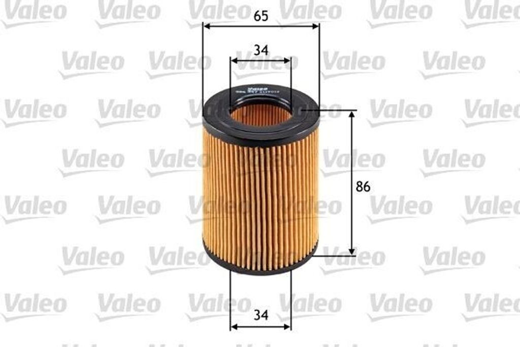VALEO 586547 Ölfilter OE 2632027100 kompatibel mit Accent, Getz, Matrix