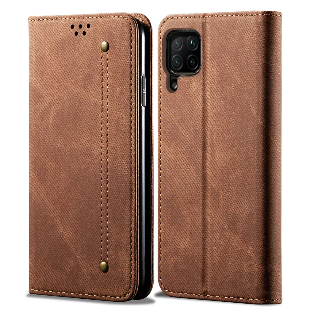 Cover Per Huawei P40 Lite A Libro In Pelle PU Con Portafoglio E Chiusura Magnetica - Custodia Protettiva Con Slot Per Carte (Nero) - 3