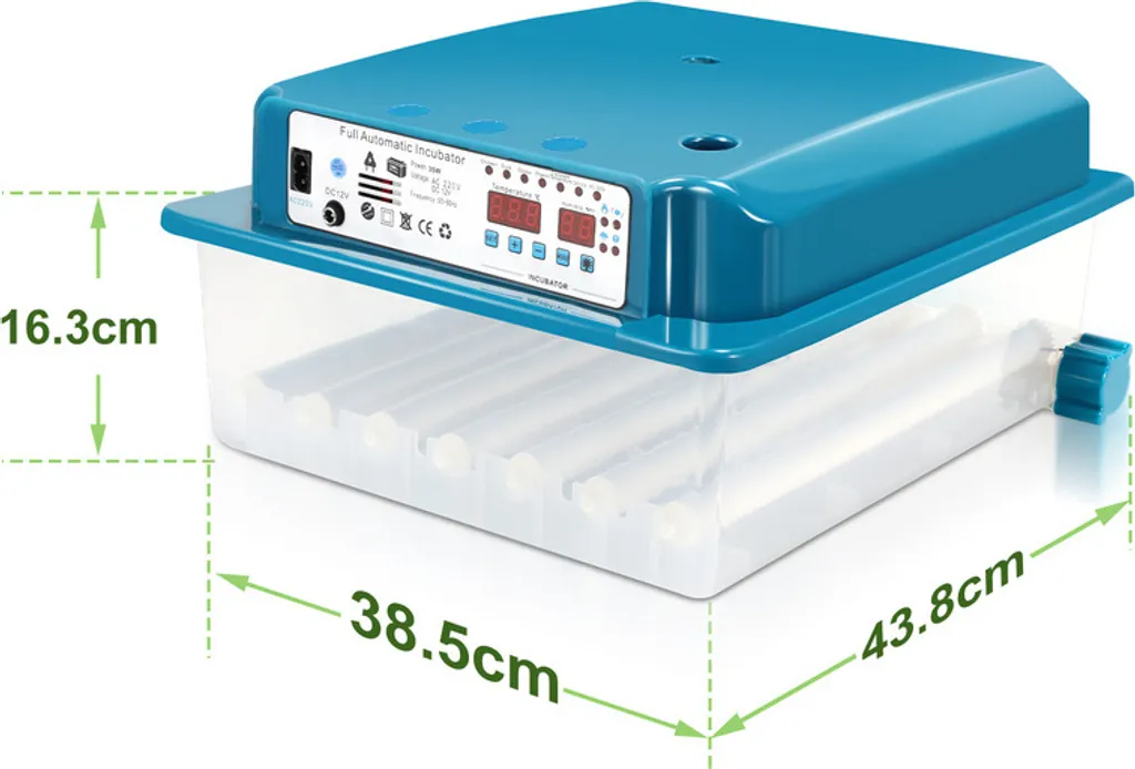 Incubatrice Rettili e Volatili Yakimz 36 Uova - Display LCD e Auto-Turn