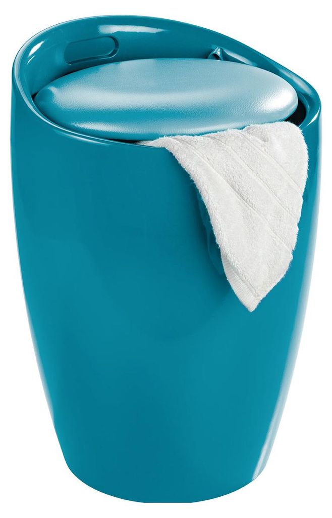WENKO Tabouret CANDY Tabouret de salle de bain 20 L Trieur Image du produit 