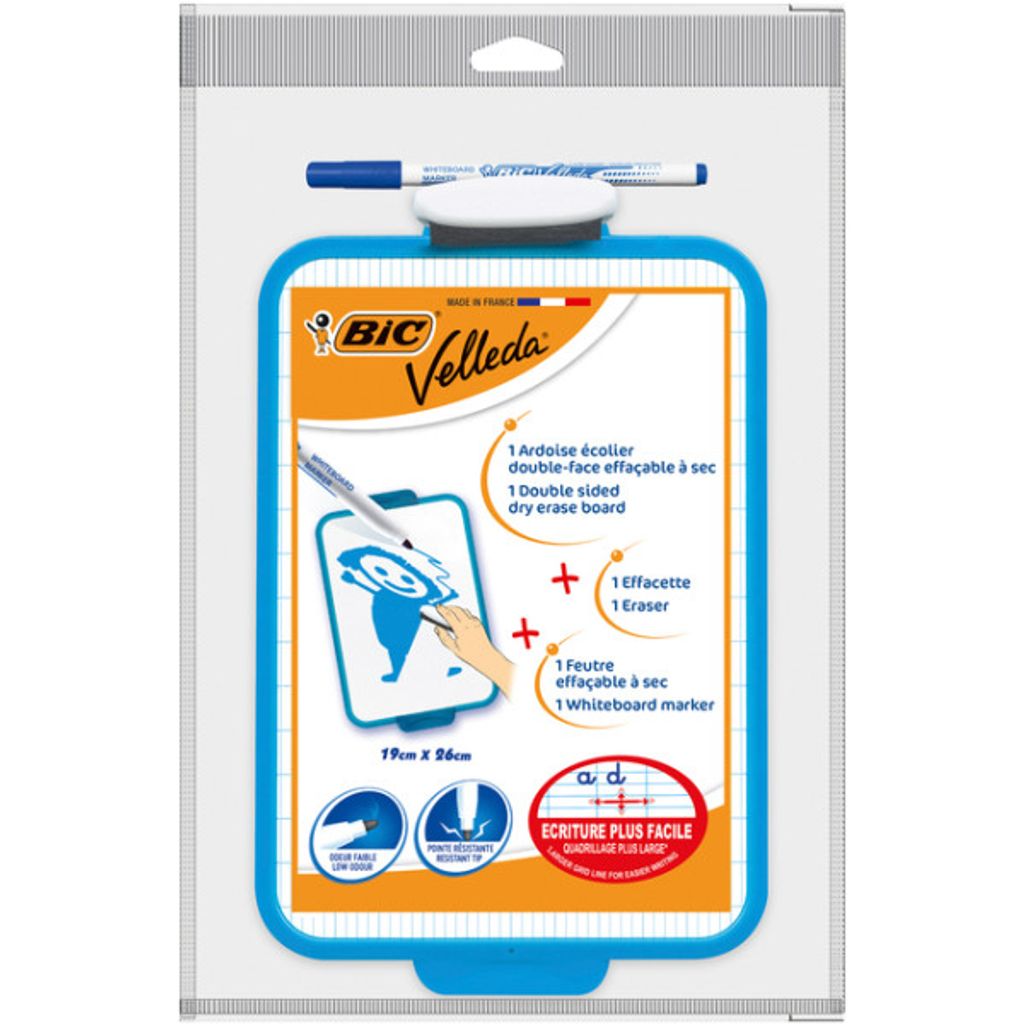 Tablica BIC Velleda, wymiary: (szer.) 190 x (wys.) 260 mm Zdjęcie produktu 