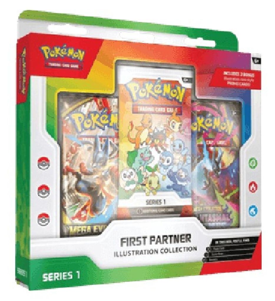 Pokémon First Partner Ilustračná kolekcia séria 1 Obrázok produktu 