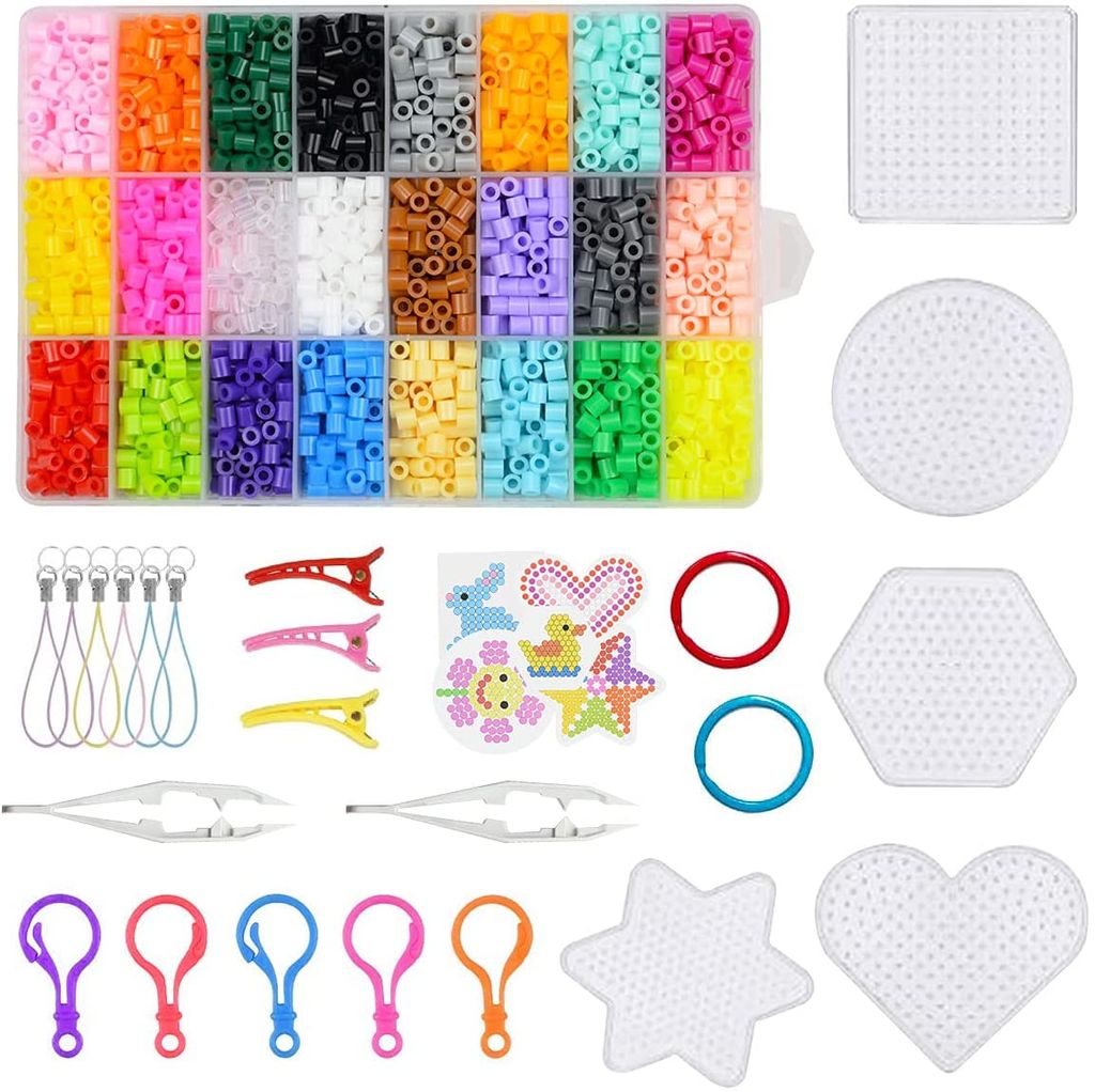 5200 Aqua Beads Basteln Kinder Bastelset Perlen Kit Geschenk mit DIY Werkzeug 