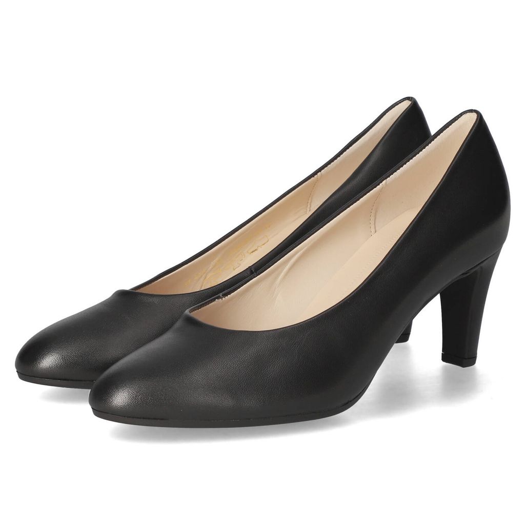 Gabor Pumps Damen Glattleder Schwarz Größe: 61/2