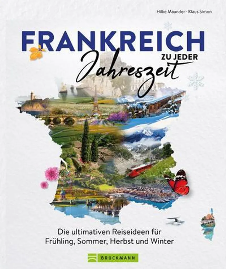 Guide touristique Frankreich zu jeder Jahreszeit avec cartes couleur