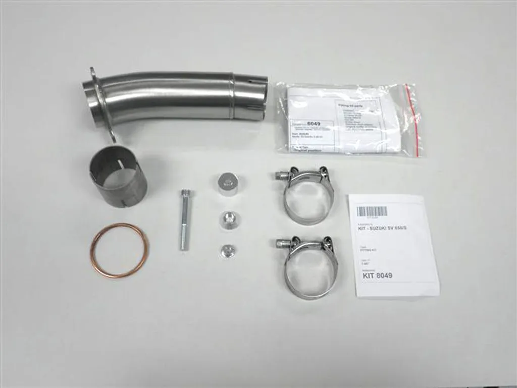 Supprimer les fuites d'échappement SV 650 99-02 avec le tube IXIL Inox