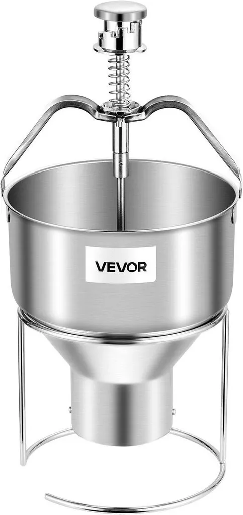 Doseur de pâte à beignets anti-gaspillage en inox pour friture propre