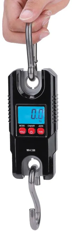 Pèse-poisson électronique suspendu professionnel, écran LCD rétroéclairé - 4