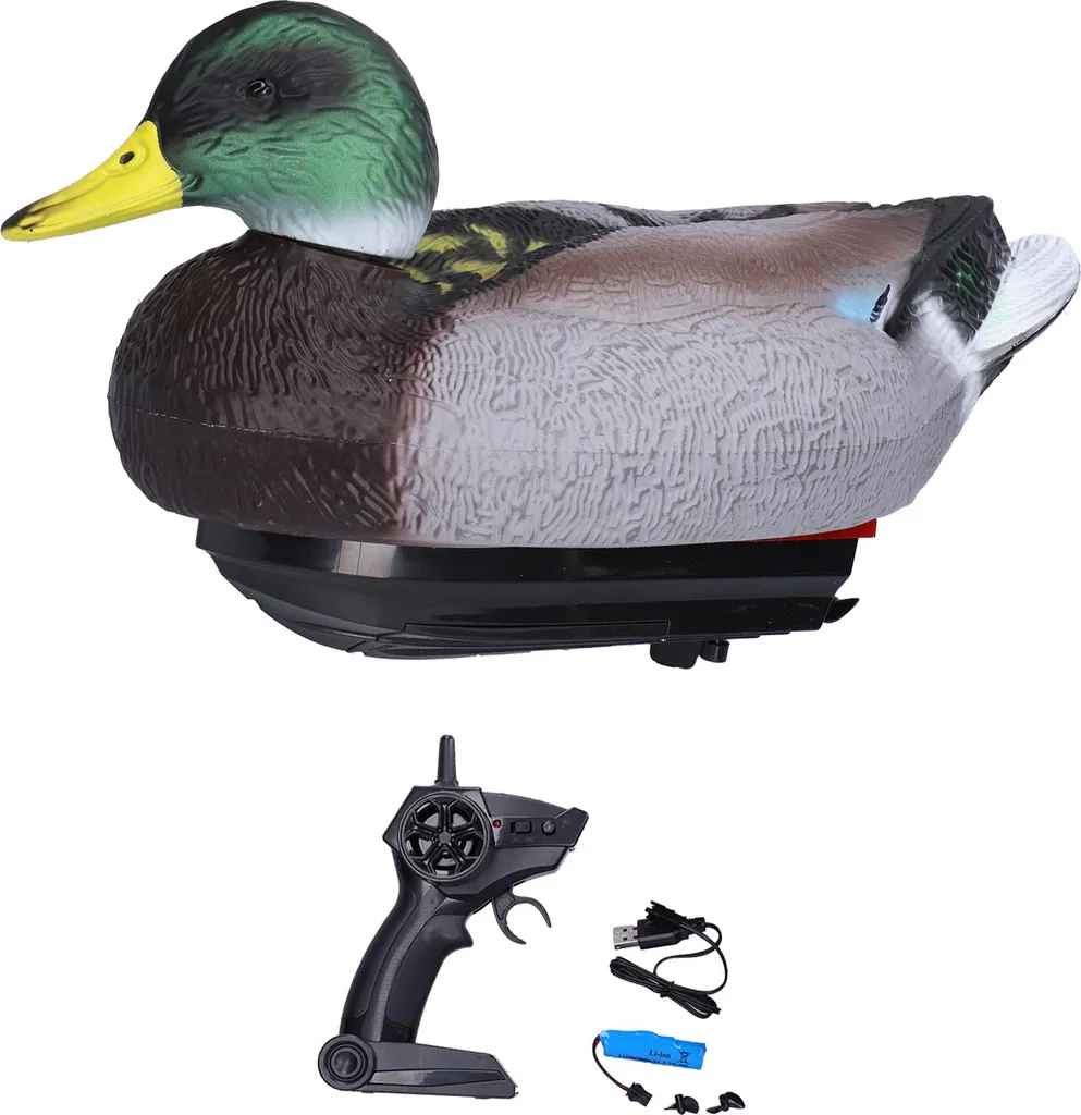 Jouet Bateau Télécommandé en Forme de Canard Modèle RC pour Piscine - 2