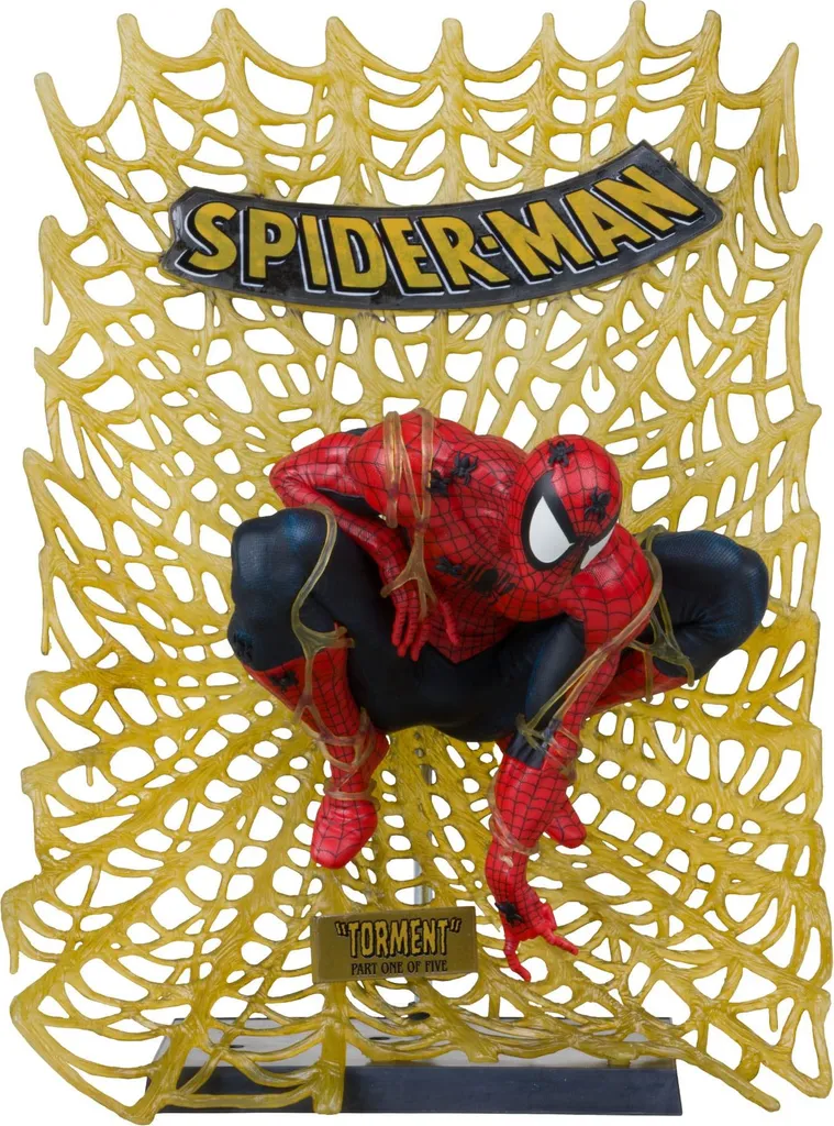 Statue Spider-Man Gold Edition 1/6 Marvel Collection PVC 15 cm n°1