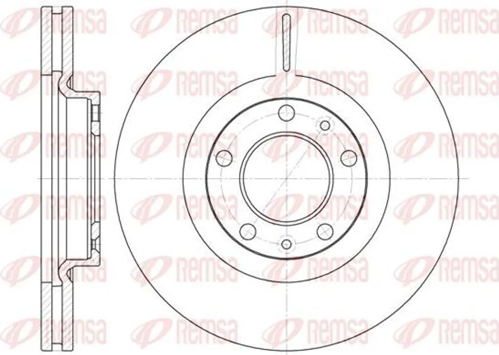 Disque de frein arrière pour Peugeot 407 et 607 remplace l'OE 4246V4