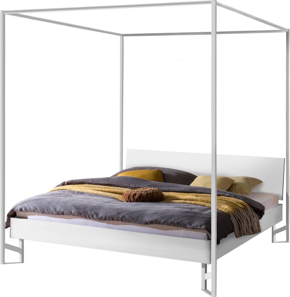 HASENA Industrial Himmelbett Ciluna weiß 160x200