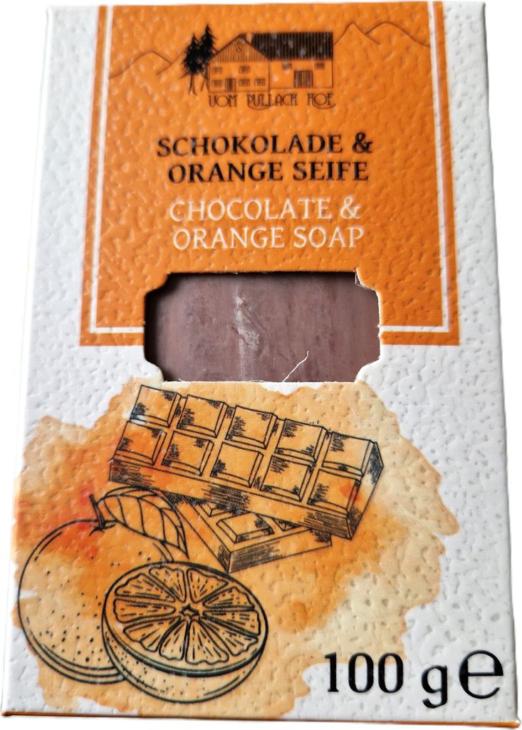 Seife Schokolade und Orange - Haut und Haar  2x 100 g Produktbild 