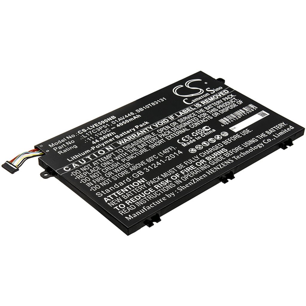 Akku für Lenovo Thinkpad E14/E15/E480/E580/E590 Serie, 4050 mAh, Li-Pol
