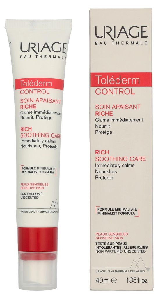 Uriage Crème Toléderm Control Soin Apaisant Riche Image du produit 