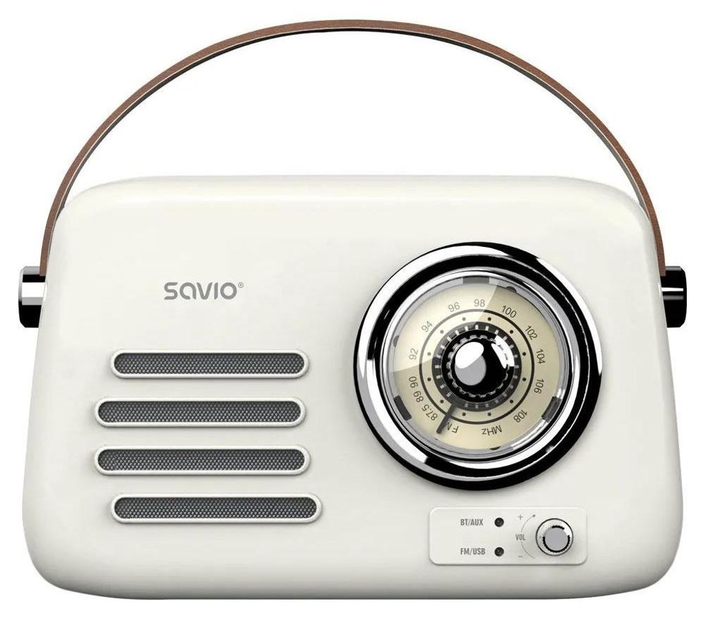 Savio RS-02, Przenośny, Analogowy, FM, 87,5 - 108 MHz, 3 W, Zdjęcie produktu 