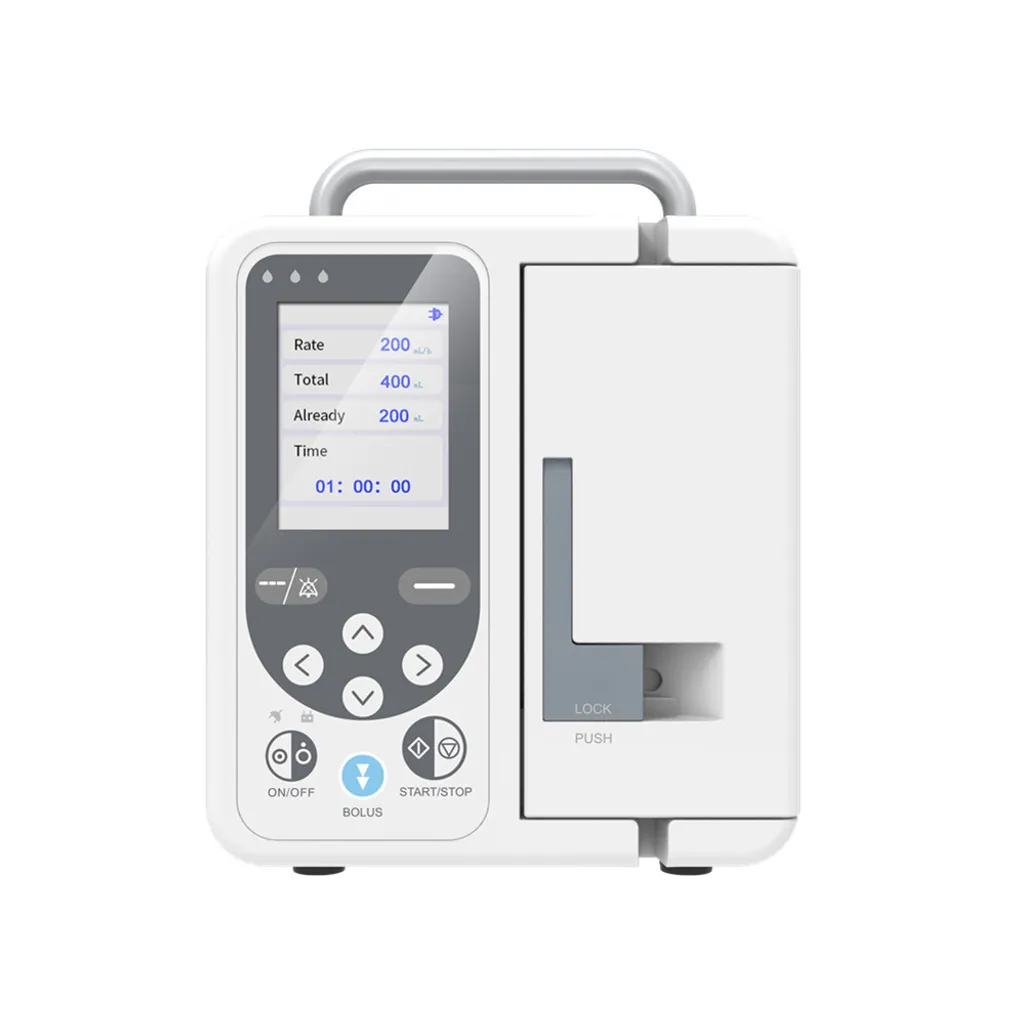 CONTEC SP750 Pompe volumétrique avec alarme sonore et écran LCD rétroéclairé