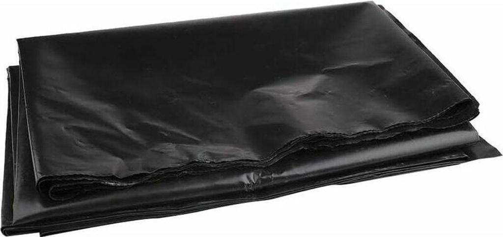 Teichabdeckung aus hochdichtem Polyethylen – 2 m x 3 m – Schwarz – Für Fischteiche, Bäche, Springbrunnen und Wassergärten
