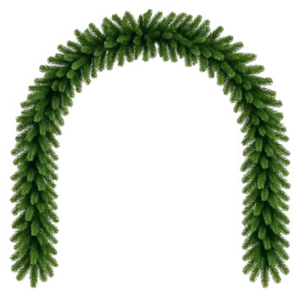 Guirlande Sapin Artificielle Verte 5m Kiss/Me pour Escalier et Buffet