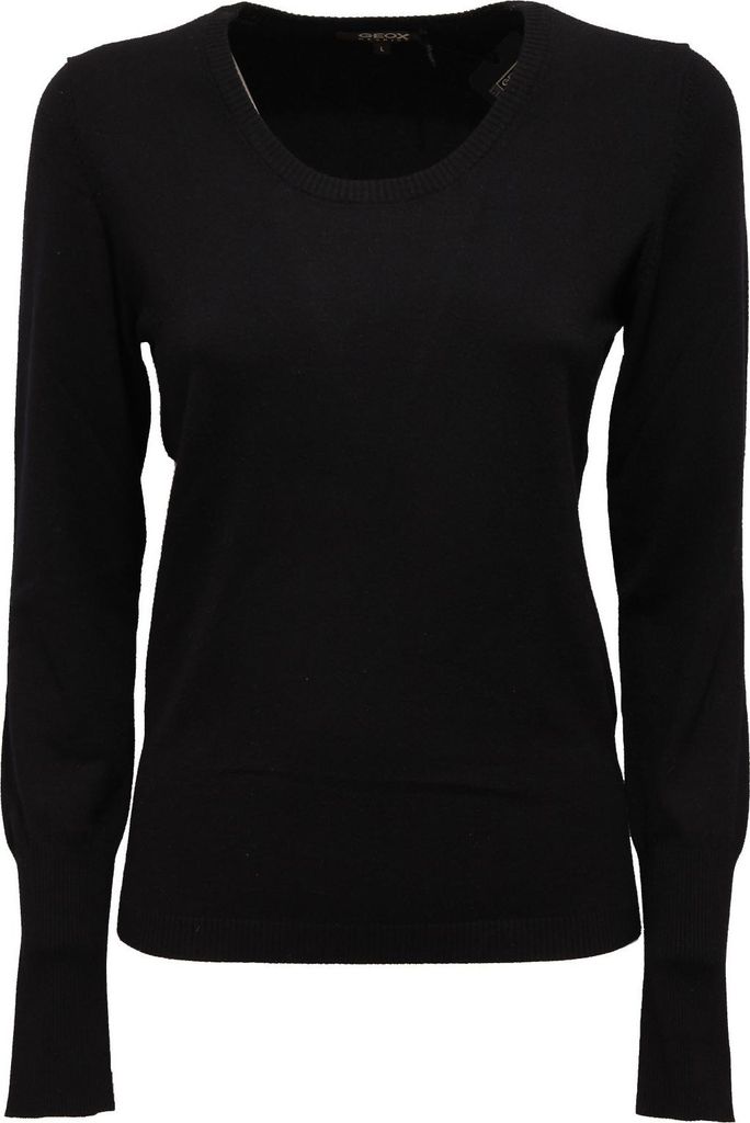8203K maglione donna GEOX RESPIRA schwarzer Pullover Frau