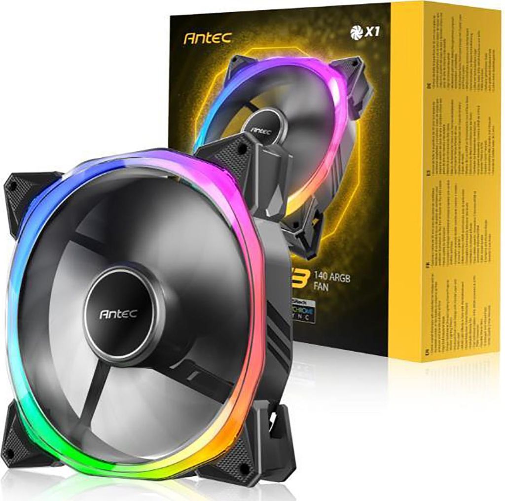 Antec Fusion T3 Fan 143mm PWM ARGB Silent PC Fan - Kühlung