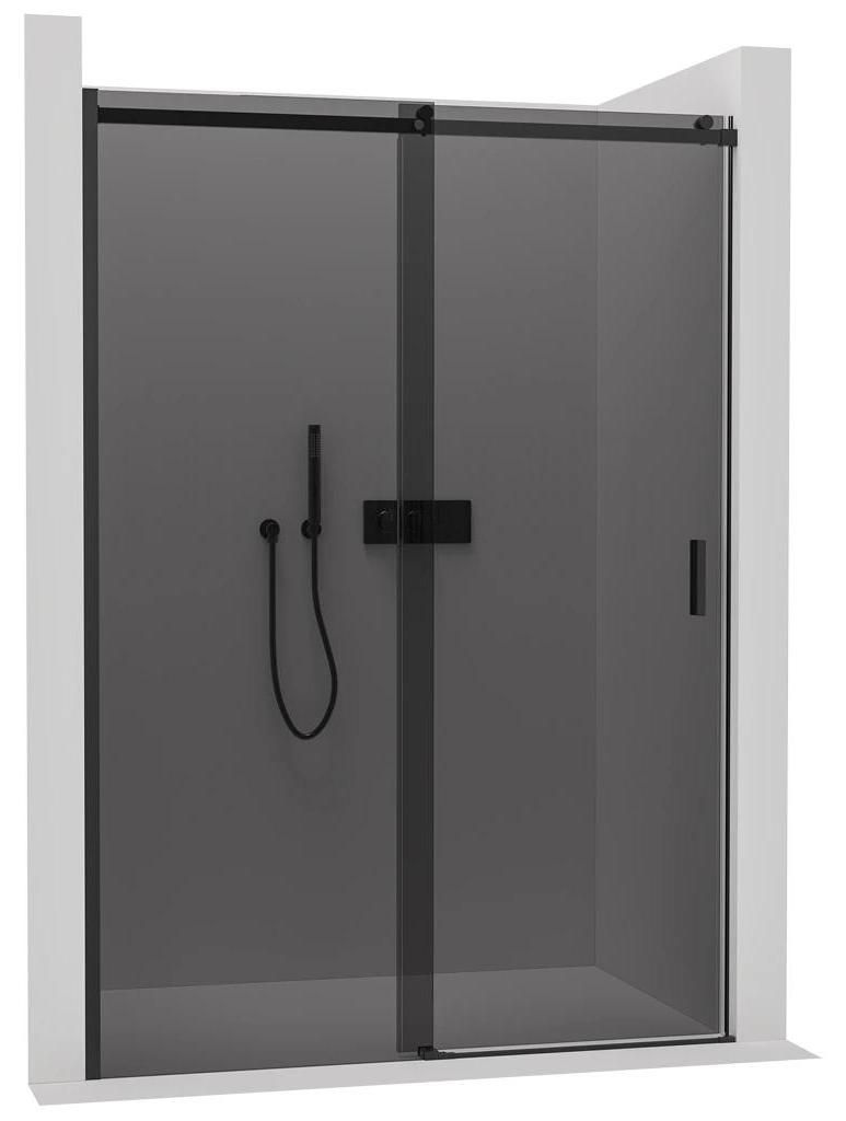 CERANO – Posuvné sprchové dvere Santoro L/P – 8 mm – matná Obrázok produktu 