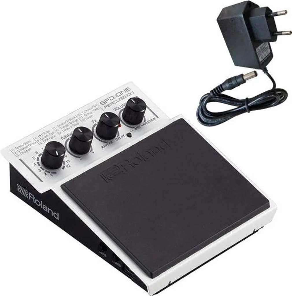 Pad de percussion numérique Roland SPD One avec alimentation secteur DC