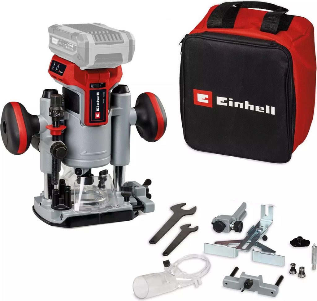 Einhell Akku-Oberfräse /-Kantenfräse TP-RO 18 Set Li BL - Produktbild 
