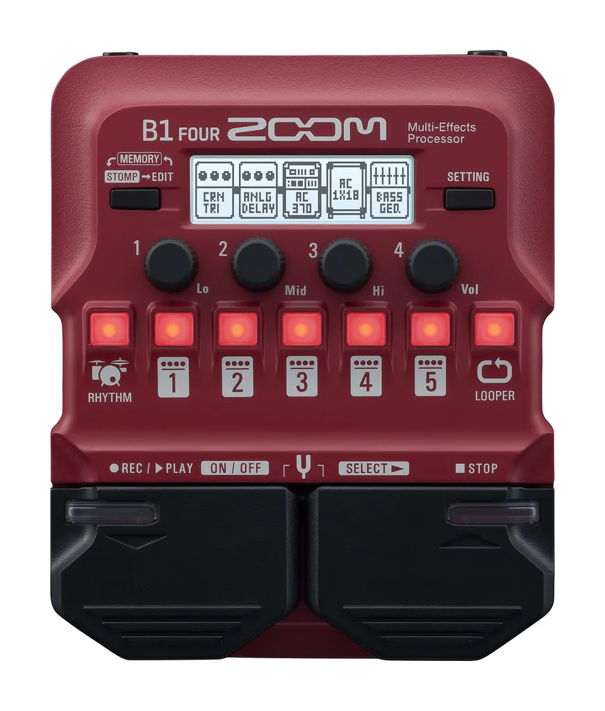 Zoom B1 Four Bass Multieffect pour booster votre son et varier vos styles