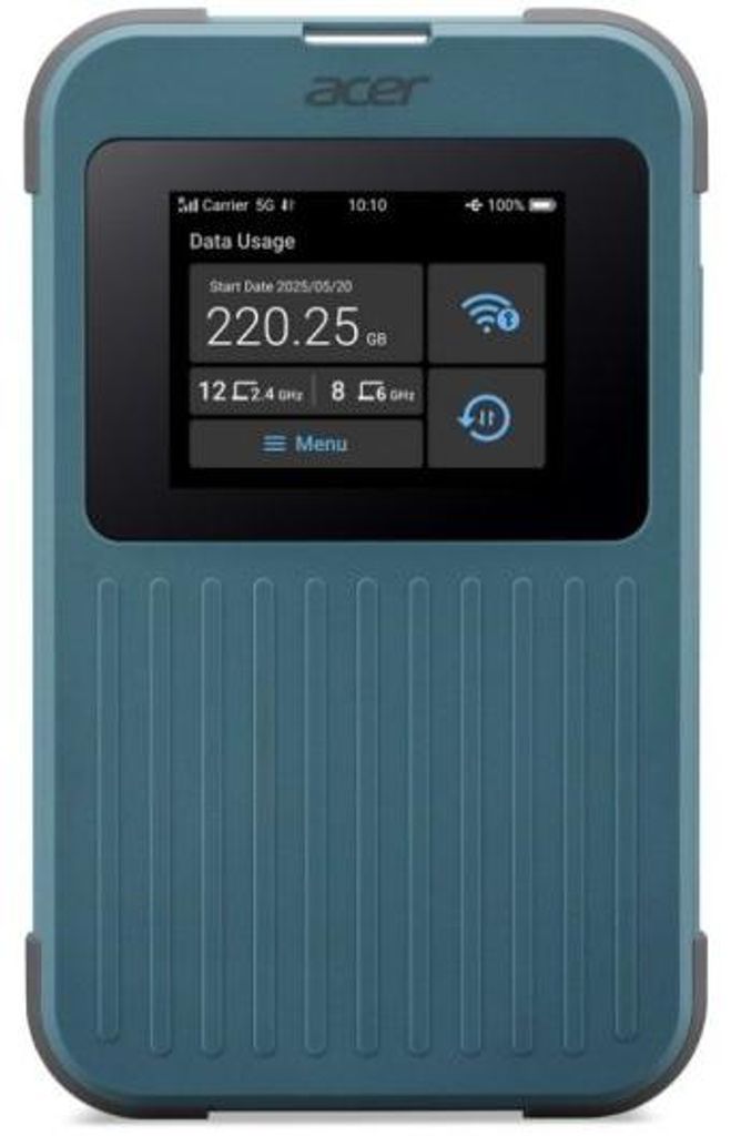 Acer Connect M4 5G WLAN 6 1 Gbit/s Dualband-Router, tragbar, IP68, 8000 mAh