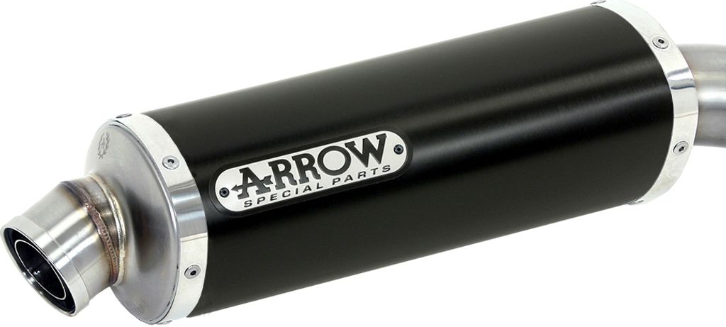 ARROW Slip-On-Auspuff Maxi Race-Tech genehmigt aus Aluminium Honda Africa Twin CRF 1100 L