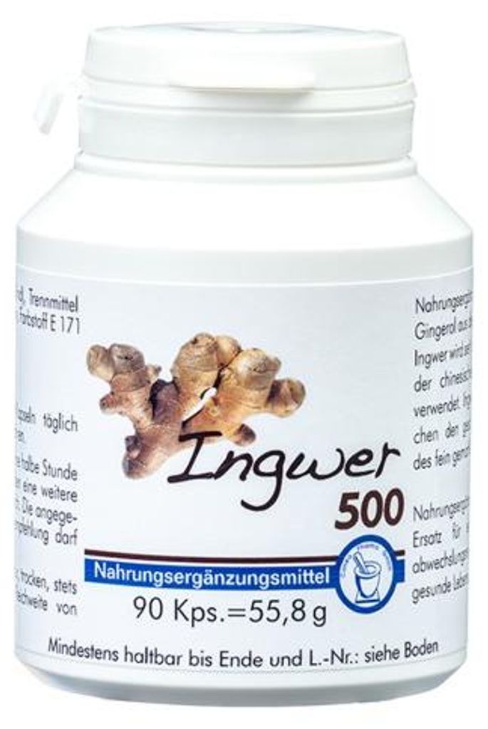Pharma Peter Gember, 500 capsules, verpakking van 90 Productafbeelding 