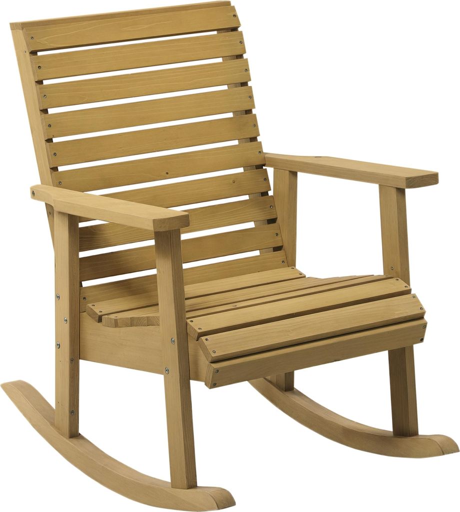 Outsunny Schaukelstuhl Schwingsessel mit Armlehne Produktbild 