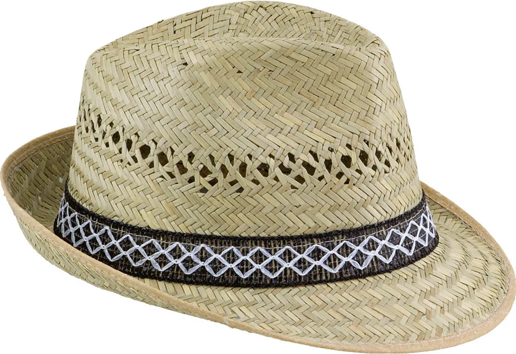 Cappello di Paglia Fiebig Naturale Taglia 59 - Made in Italy Originale