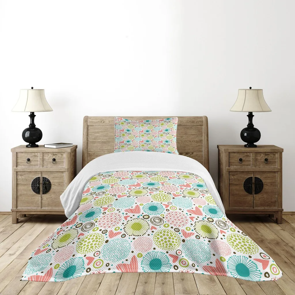 Offerta Copriletto ABAKUHAUS 170x220: Cuori e Fiori HD