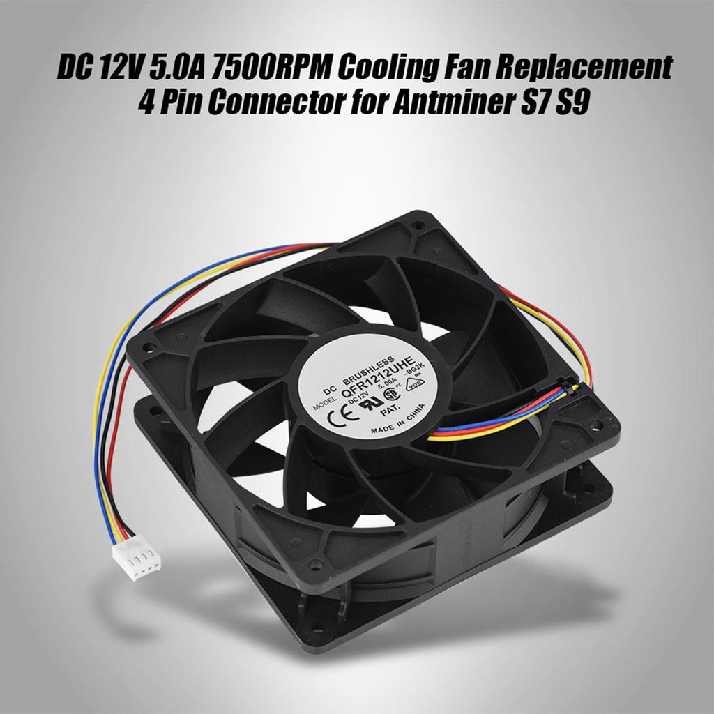 Kühllüfter,Kühllüfter,4pin Kühllüfter,Kühllüfter für Antminer S7,Kühllüfter für Antminer S9,Kühllüfter für Antminer S7,7500rpm Kühl...