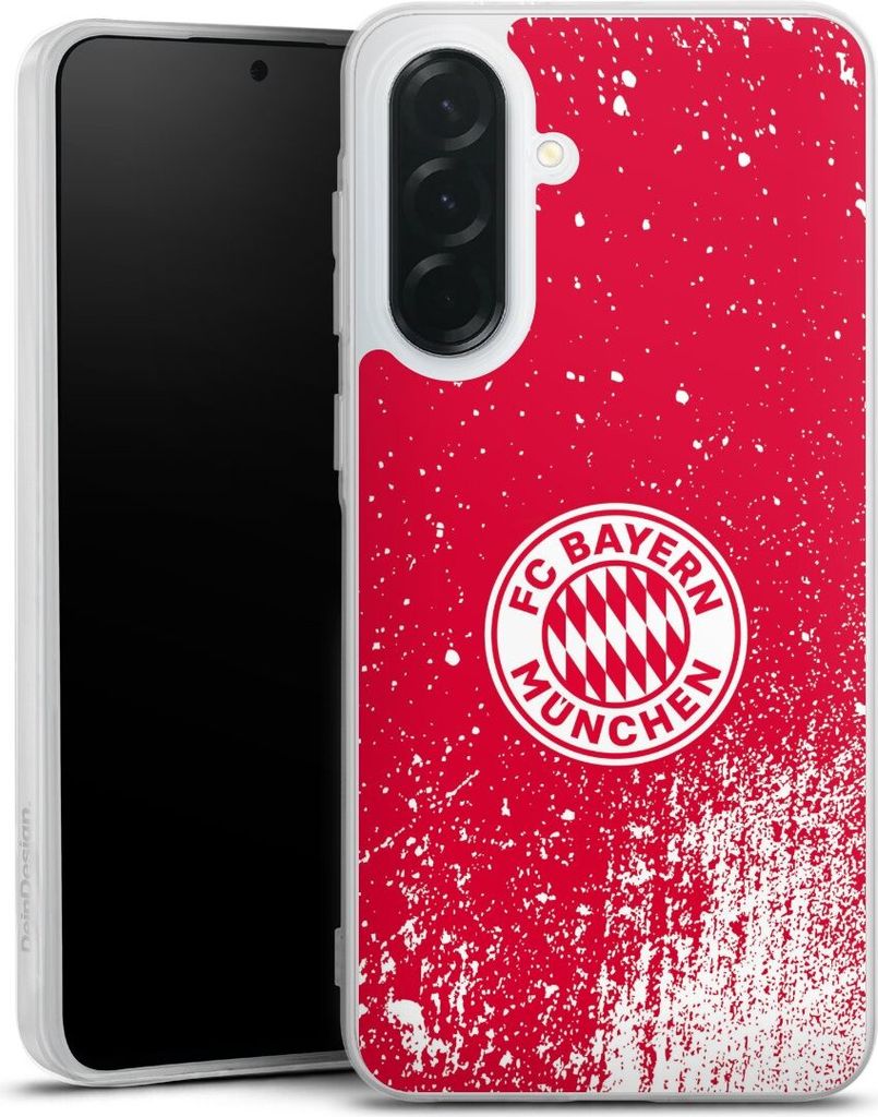 DeinDesign Handyhülle für Samsung Galaxy A36 5G Silikon Hülle Case Smartphone Schutzhülle FC Bayern München FCB Offizielles Lizenzprodukt