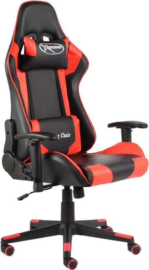 Gaming-Stuhl dkd-home-decor Rot und Schwarz 68 x 69 x 123-133 cm (B x T x H)