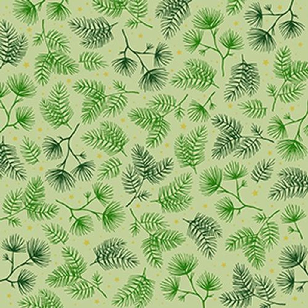 20 Servietten X-Mas Twigs grün - Kleine Zweige grün 33x33cm