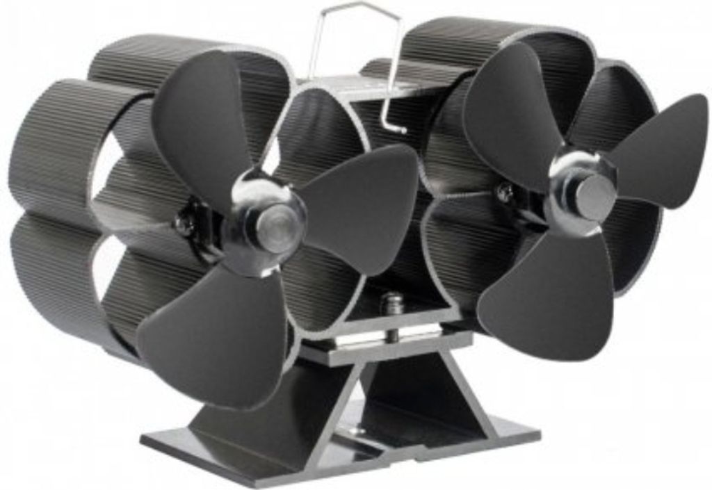 Herdventilator FLAMINGO Doppelkopf, schwarz Produktbild 