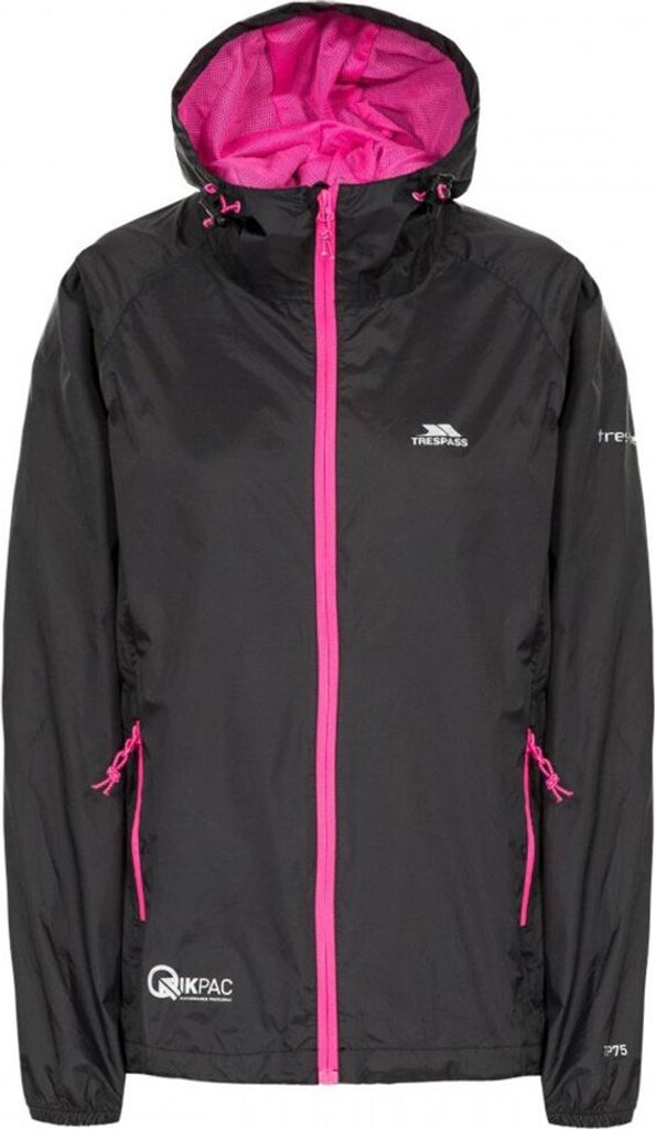 Trespass Windjacke für Frauen Tener schwarz L