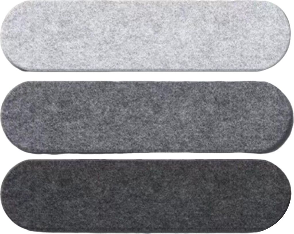 Pinnwandstreifen aus Filz, Pinnwand, Wanddekoration für Zuhause und Büro, selbstklebende Korktafel mit Stecknadeln für Notizen, Fotos, Zeitpläne