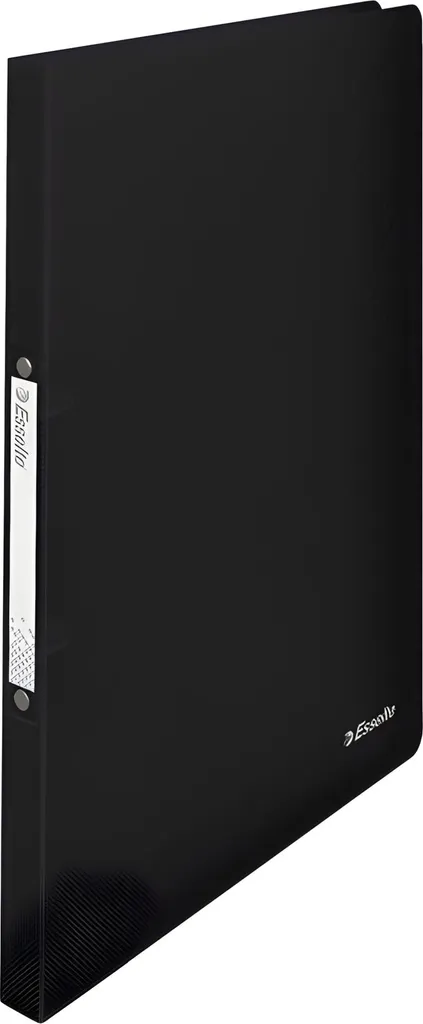 Classeur A4 noir 16mm pour organisation de bureau 2 anneaux Vivida polypropylène