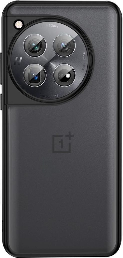 OnePlus 12 Hülle - Coverup Mattes transparentes Back Cover - Schwarz