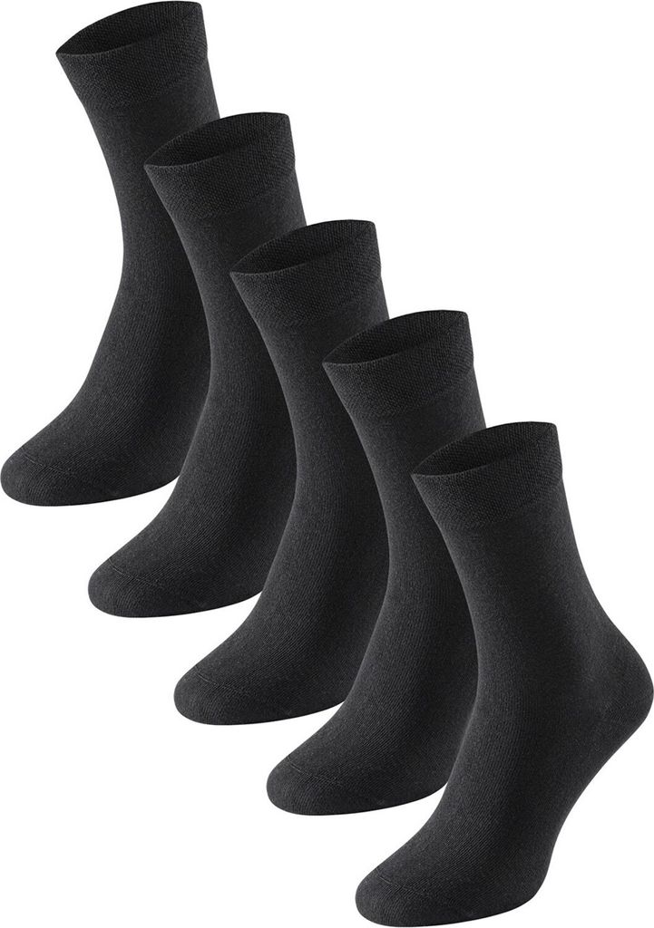 Schiesser Damen-Socken 5 Paar schwarz 39 - 42