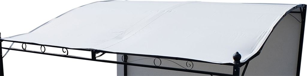 Dachplane wasserfest für Anlehn Pavillon 7107 - kein Umtausch oder Rückgaberecht von AS-S
