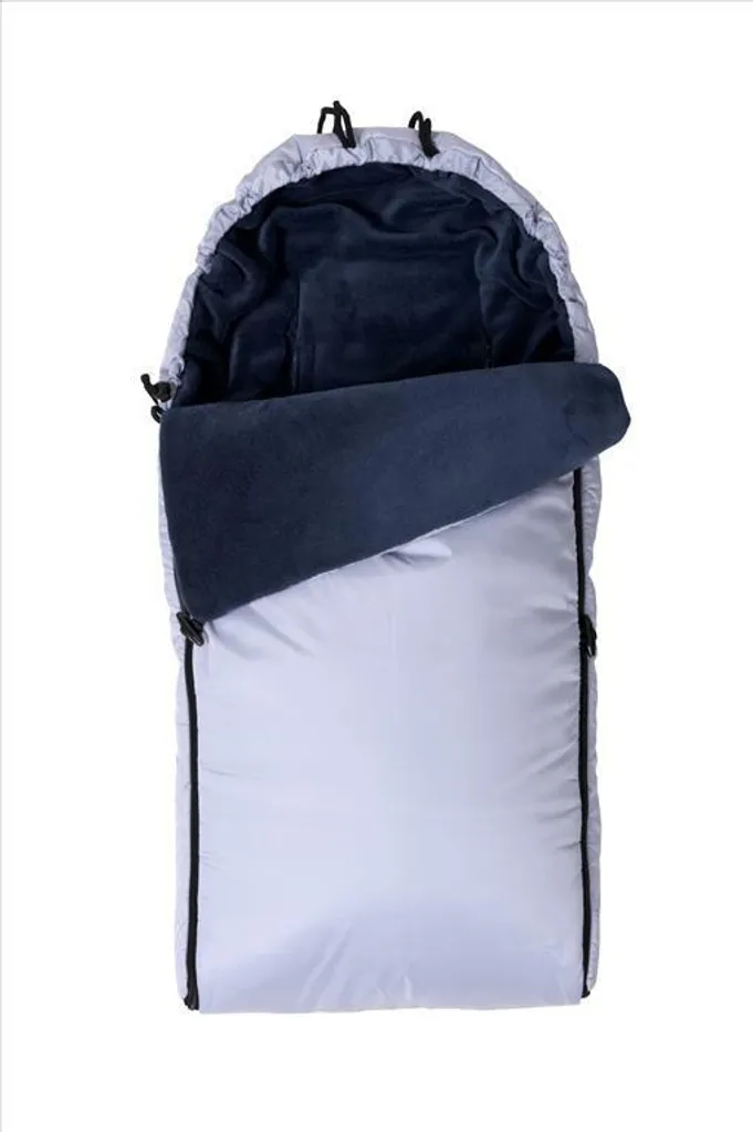 Chancelière hiver pour poussette BabyMatex Mars 80x100 cm Argenté Chaud