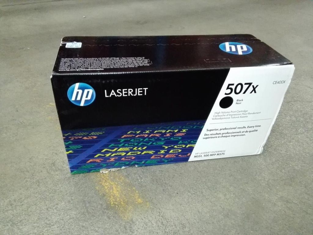 HP 507X Schwarz Original LaserJet Tonerkartusche mit hoher Produktbild 