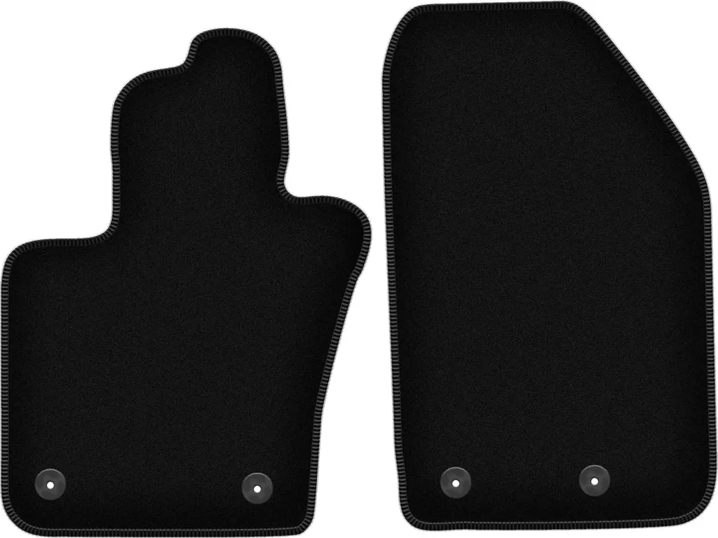 Tappetini Su Misura Alfa Romeo Tonale 965 Velluto Nero - Set 2 Pezzi