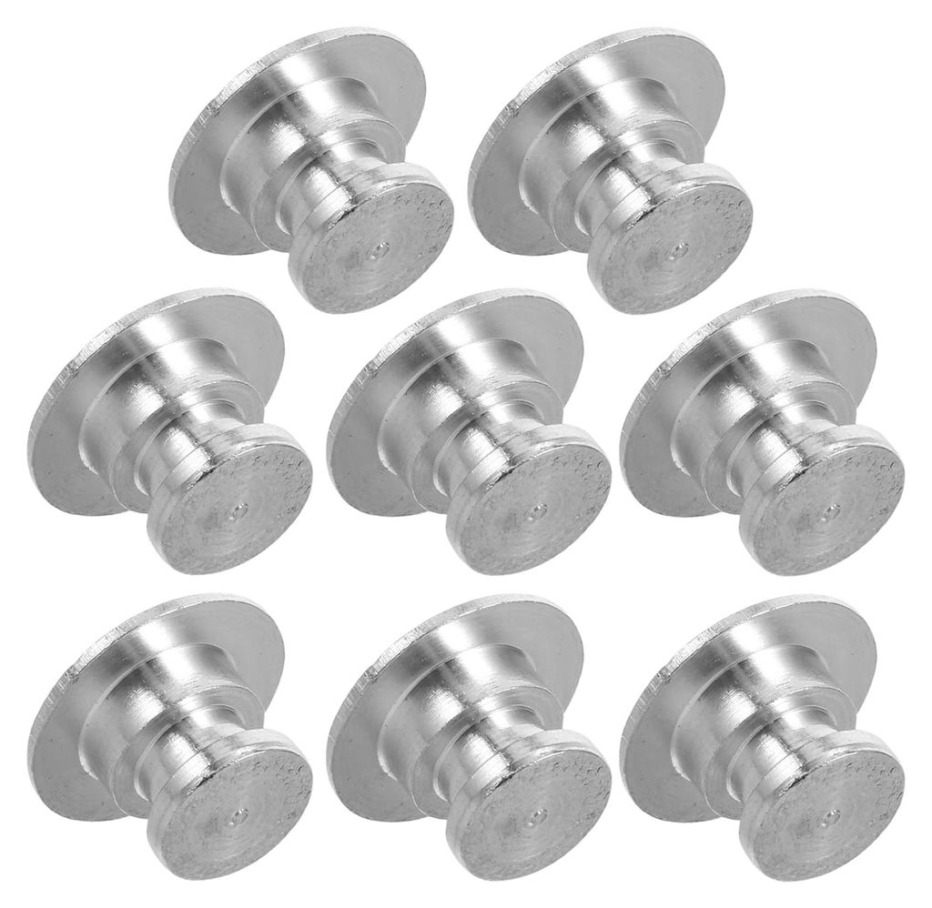 8 Stück Visierbefestigungen und Helmvisiernieten aus Eisen für Sicherheitshelme mit langlebigem Innenfutter für Baustellen